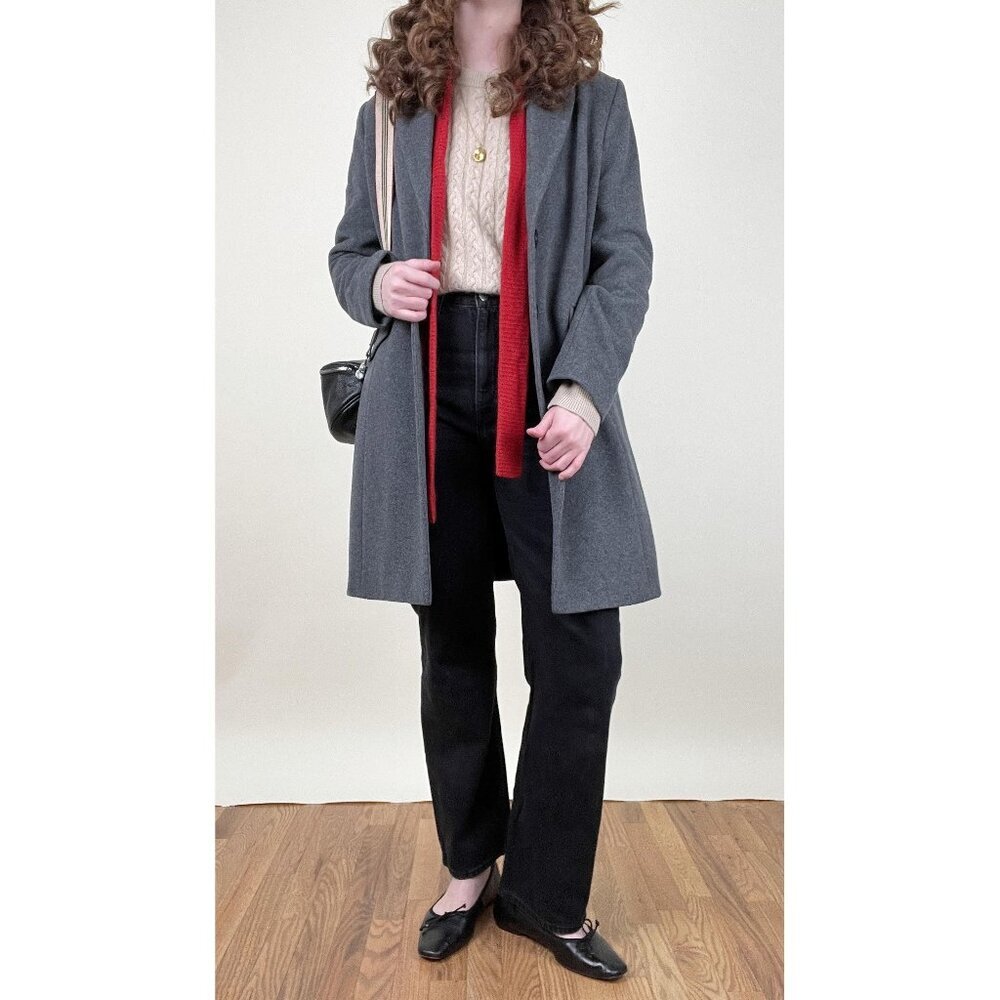 Vintage German Peacoat Jacket Pea Coat Minimalist Quiet Luxury Understated Luxe - Picture 7 of 7